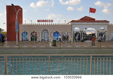 Morocco pavilion at Global Village in Dubai, UAE