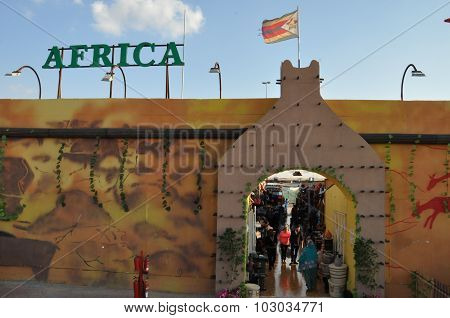 Africa pavilion at Global Village in Dubai, UAE