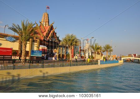 Thailand pavilion at Global Village in Dubai, UAE
