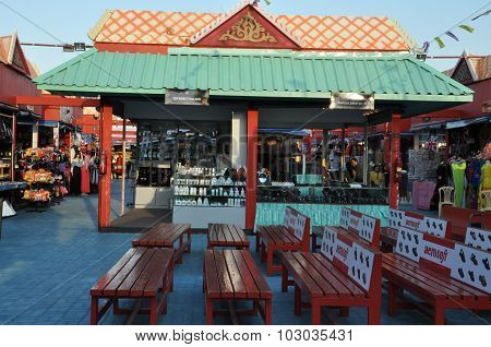 Thailand pavilion at Global Village in Dubai, UAE