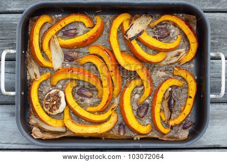 Roasted Pumpkins.