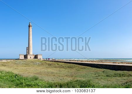 The Old Lighthouse Of Barfleur, France, Normandy 2015