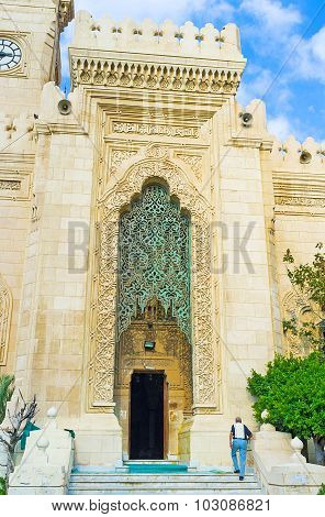 The Entrance To The Mosque