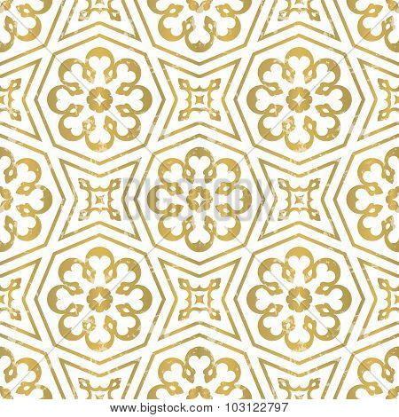 Seamless Geometric Tiling Pattern