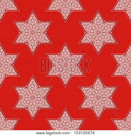 Star Of David Seamless Pattern