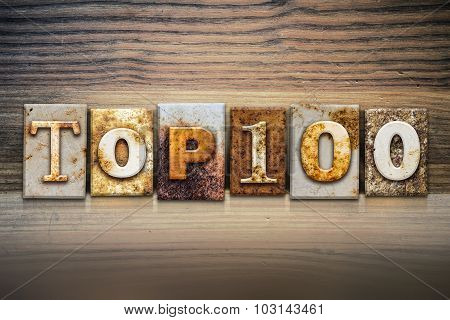 Top 100 Concept Letterpress Theme