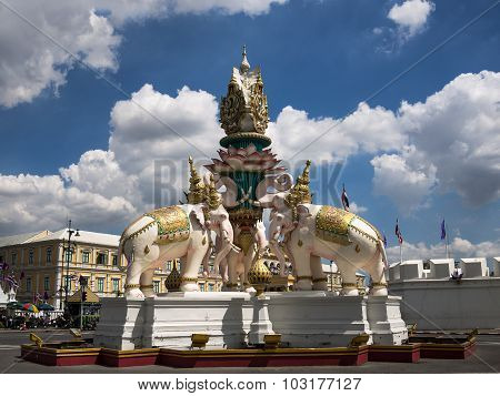 White Elephant Statue