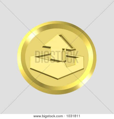 Gold Lähtevät-kansion kuvake