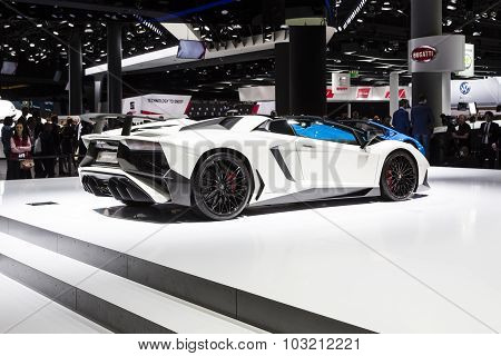 2015 Lamborghini Aventador SV Roadster