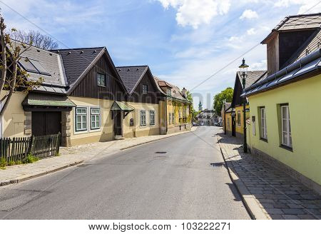 Village Of Grinzing In Vienna In Early Morning Light