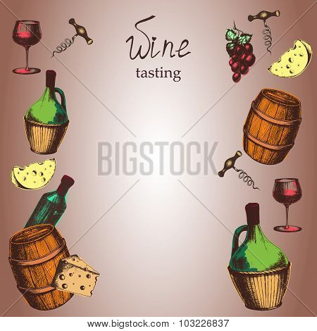 Wine background