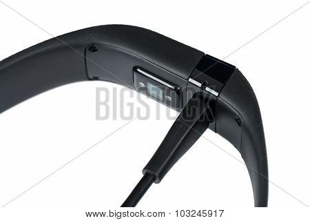 Gimpo-si, Korea - August 13, 2015:  Fitbit Charge Hr