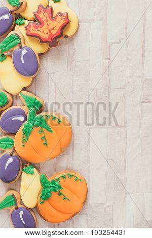 Autumn  decorated cookies