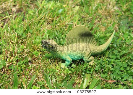 dinosaur in the grass