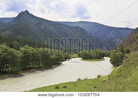 River Chuya near Chuysky Trakt