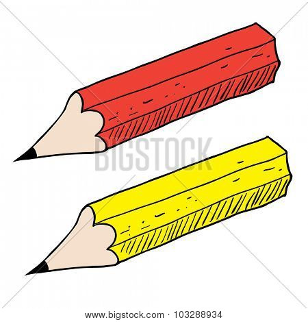 Red Yellow Pencil Image & Photo (Free Trial) | Bigstock