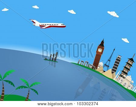 Travel The World Monument Concept