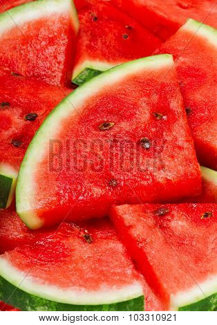 slices of watermelon