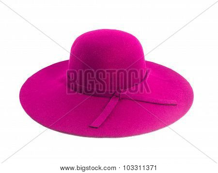 Pink Straw Hat