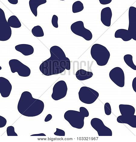 Seamless pattern of dalmatian spots