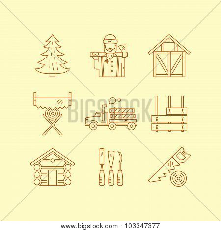 Timber Industry Icons