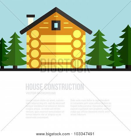 Wooden House Building