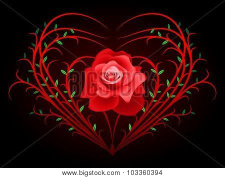 Bush And Rose