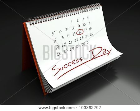 Success Important Day, Calendar Concept