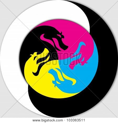 Yin And Yang - Dragon