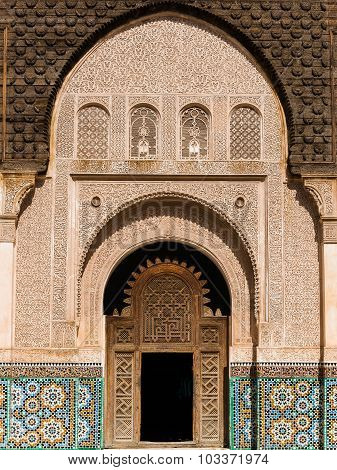 The Medersa Ben Youssef In Marrakech