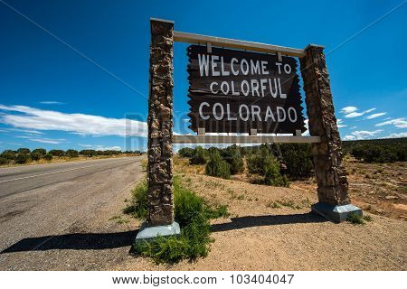Colorado Road Sign