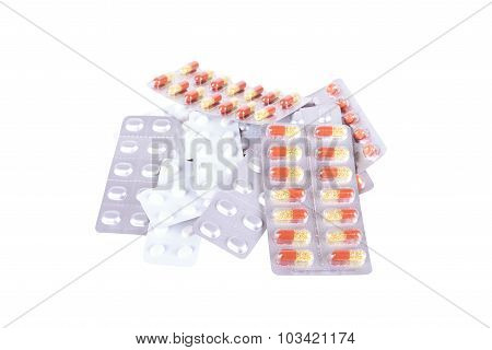 Medicines Isolated On White