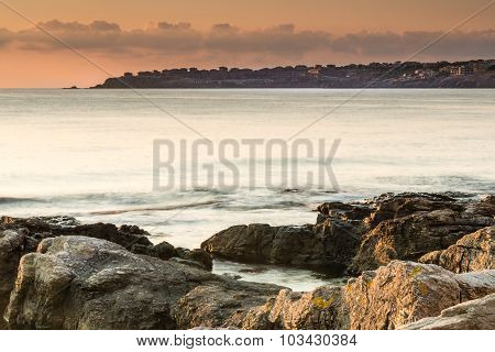 Dawn on the sea