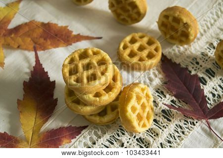 Butter cookies fluted