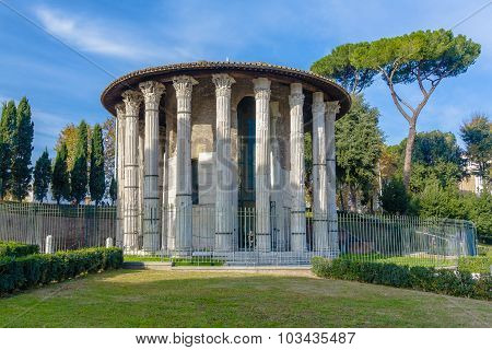 Temple Of Hercules Victor. Rome