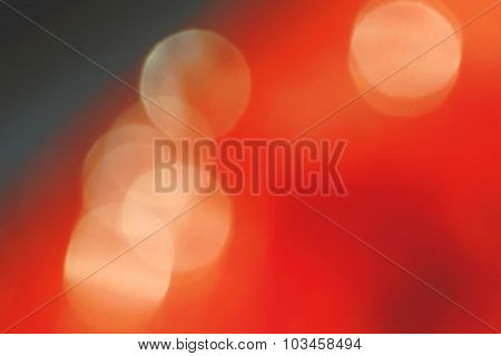 Red blurred background with bokeh