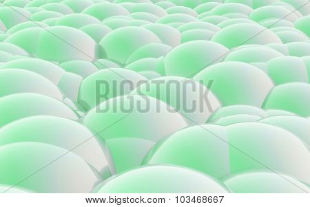 3D Spheres Crossover Green