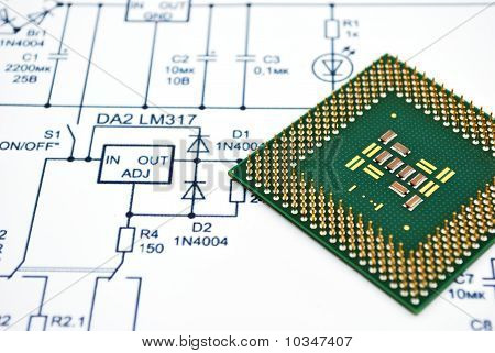 Verdrahtungsplan und cpu