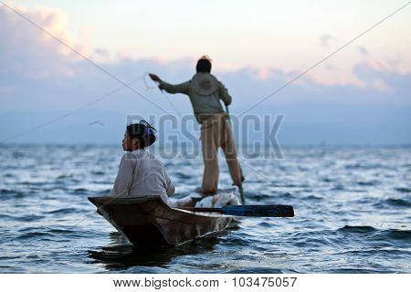 Inle Lake In Shan State, Myanmar