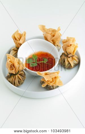 Thai Golden Money Bags Appetizer
