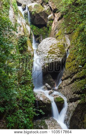 Waterfall In Qingcheng Back Mountain
