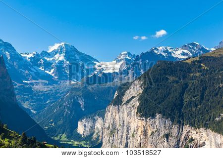 Breithorn And Bernese Alps