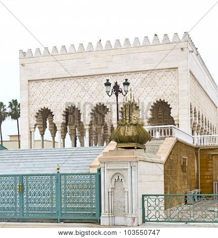 The   Chellah  In Morocco Africa  Old Step Street Lamp