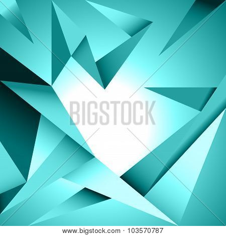Abstract background, polygonal shapes. Vector illustration