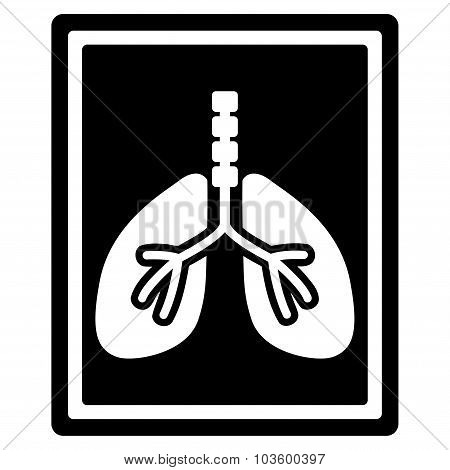 Lungs X-Ray Photo Icon