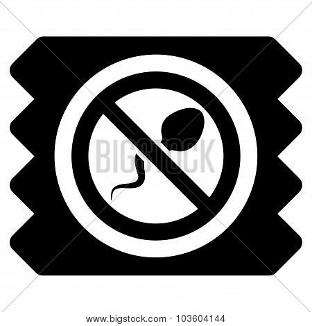 Spermicide Condom Icon
