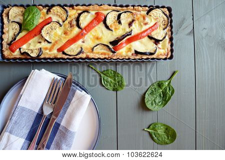 Vegetable quiche