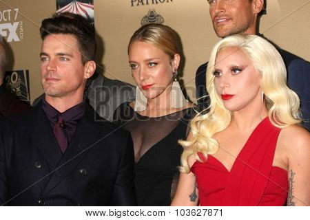 LOS ANGELES - OCT 3:  Matt Bomer, Chole Sevigny, Lady Gaga at the 