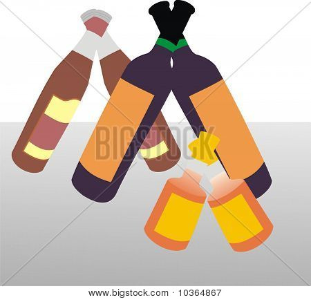 Botellas de alcohol