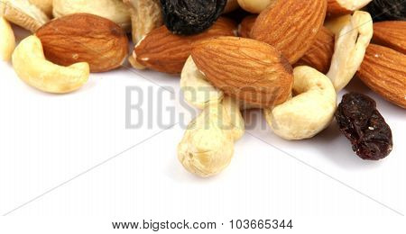 Nuts On White Background  Stock Photos Color Images